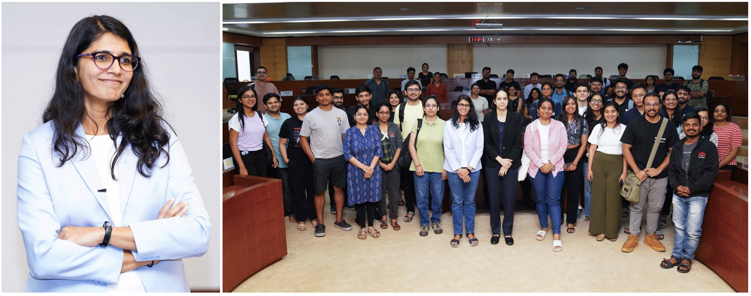 PGP ’09 alumna Ragini Hariharan, Marketing Director, Himalaya Wellness Company, addressed PGP-2 students, as part of the Global Marketing course offered by Prof. Malika M, on 20th February 2025.